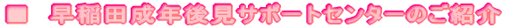 @cN㌩T|[gZ^[̂Љ 